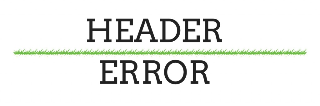 Como corrigir erro Cannot modify header information