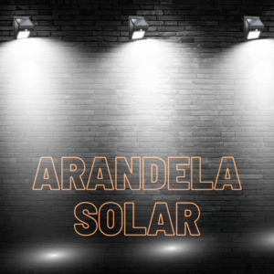 arandela solar - achei energia